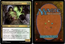 MTG WITHERBLOOM APPRENTICE 247 STRIXHAVEN: SCHOOL OF MAGES - Image 1
