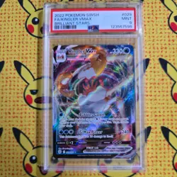 2022 POKEMON SWORD & SHIELD BRILLIANT STARS #029 FULL ART/KINGLER VMAX PSA 9 - Image 1