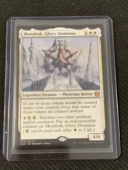MTG Mondrak, Glory Dominus Phyrexia: All Will Be One 023/271 Regular Mythic - Image 1