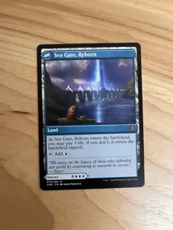 MtG - Sea Gate Restoration / Sea Gate, Reborn - Zendikar Rising - Near Mint - Image 2