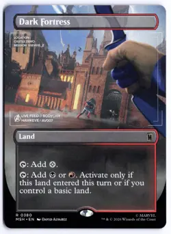 Dark Fortress (Borderless) MSH 380 Magic: The Gathering R NM - Image 1