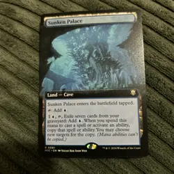 MTG Sunken Palace Modern Horizons 3 Commander #0081 Extended Art Regular NM/M - Image 1