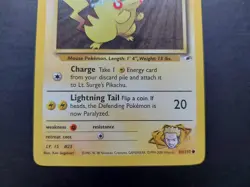 Pokemon - Lt. Surge's Pikachu 81/132 Common Gym Heroes - Image 3