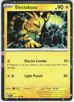 Electabuzz 125/165 Holo Promo Pokemon Holo NM - Image 1