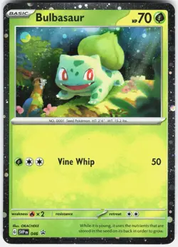 Bulbasaur (Cosmos Holo) 046 Holo Promo Scarlet & Violet Promo Pokemon Holo NM - Image 1