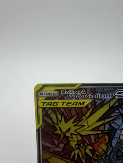Pokemon TCG - Moltres & Zapdos & Articuno GX SM210 Holo Promo - Image 2
