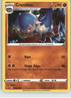 Cranidos SWSH274 Holo Promo Sword & Shield Promo Pokemon Holo Near Mint - Image 1