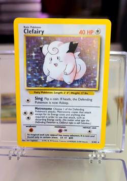 Pokemon Base Set Clefairy Holo NM - Image 1