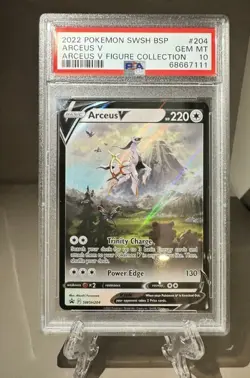 Pokemon 2022 Arceus V #204 Figure Collection Black Star Promo GEM MINT PSA 10 - Image 1