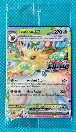 Leafeon ex 006/131 Prismatic Evolutions Stamped Promo Sealed - Pokemon TCG - Image 1