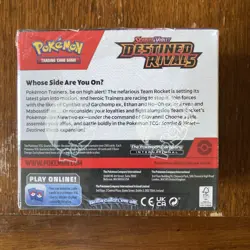 Pokemon TCG - Destined Rivals Full Booster Box - 36 Packs - Sealed Small Tear - Image 3