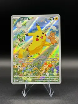 Pikachu 088 Pokemon TCG Paldea Evolved Adventure Chest Black Star Promo Holo NM - Image 1