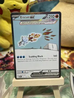 The Pokemon Company Pokemon TCG SV03 Obsidian Flames Eiscue ex 222/197 Holo ENG - Image 1