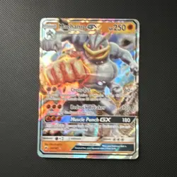 Machamp GX 64/147 Sm-Burning Shadows Holo English 250 HP Ultra Rare Pokemon TCG - Image 1