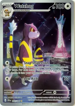 Watchog 097/086 Holo Illustration Rare Chaos Rising Pokemon Holo NM - Image 1