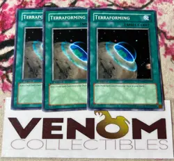 3x (VLP) - Terraforming - SDRL-EN026 - Common - 1st Edition YuGiOh - Image 1