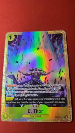 El Thor Premium Collection Best Selection Vol. 2 OP05-114 One Piece Promo Foil - Image 1