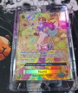 Nami (SP) OP08-106 Super Rare Emperors in the New World One Piece NM - Image 1