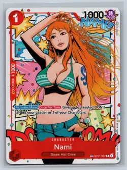 Nami (TR) ST01-007 Treasure Rare Wings of the Captain One Piece Foil NM - Image 1