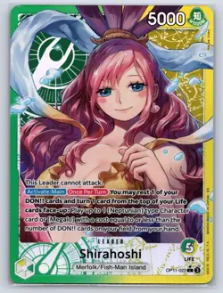 Shirahoshi (022) (Alternate Art) OP11-022 A Fist of Divine Speed One Piece NM - Image 1