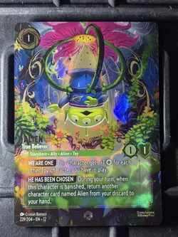 Lorcana Alien True Believer Enchanted Wilds Unknown 229/204 - Image 5