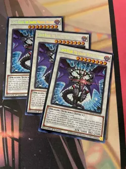 YUGIOH - CHAOS RULER THE CHAOTIC MAGICAL DRAGON X3 - MP25 - SECRET RARE - NM 1ST - Image 1