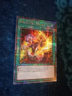 Lightning Storm (New Art) Quarter Century Secret Rare QCSR NM Yugioh - Image 2