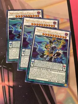 YUGIOH - NIRVANA HIGH PALADIN X3 - ULTRA RARE - 1ST ED - GFP2 - NM - Image 1