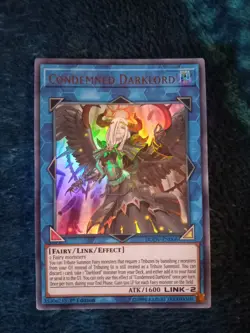 Condemned Darklord DUOV 1st edition NM Yugioh - Image 2