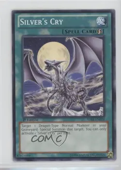 Silver's Cry 1st Ed. YuGiOh Saga of Blue Eyes White Dragon Structure Deck - Image 1