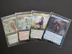 MTG Final Fantasy 4 Card Lot Ext Art Nonfoil (Garnet, Rydia, Rinoa, & Ultimecia) - Image 1