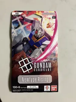 Gundam Card Game Newtype Rising sleeved booster pack - Image 1