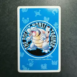 S2581 Caterpie 2 of Diamonds Blue Blastoise Deck Playing Poker Card Pokemon - Image 2