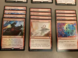 Red Goblins Standard Legal MTG Custom 60 Card Deck Magic The Gathering - Image 3