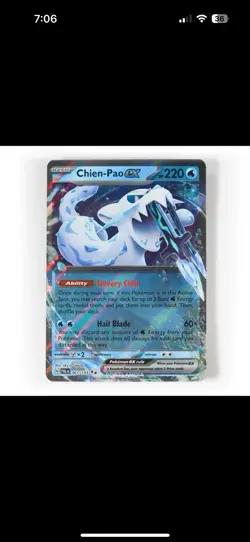 Pokemon - Chien-Pao ex - 061/193 - SV Paldea Evolved - Half Art Card - Image 1