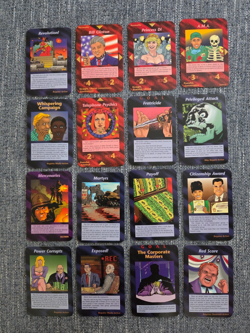 Card Lot ILLUMINATI INWO Game 16 Cards with copy of game instructions - Image 1