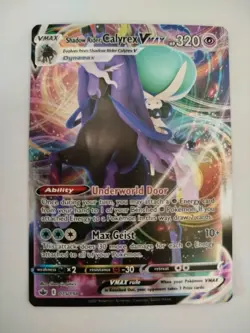 Shadow Rider Calyrex VMAX 075/198 Ultra Rare Pokemon TCG Card - Chilling Reign - Image 1