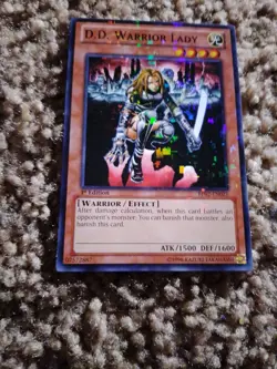 YUGIOH D.D. WARRIOR LADY BP02-EN021 MOSAIC RARE 1ST ED NM - Image 1