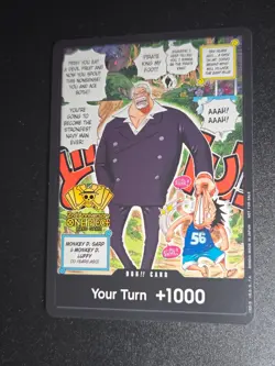 Monkey D Garp DON!! - One Piece TCG OP09 2nd Anniversary Stamped Promo English - Image 1