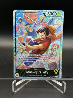 2026 One Piece Adventure on Kami's Island Monkey.D.Luffy Alternate Art #OP15-098 - Image 1