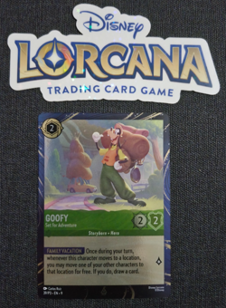 Disney Lorcana Magical Places Goofy Set for Adventure Promo EN NM Rare - Image 1