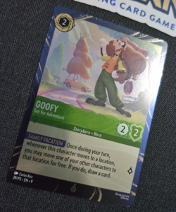 Disney Lorcana Magical Places Goofy Set for Adventure Promo EN NM Rare - Image 2