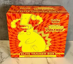 Pokemon card Sword & Shield Vivid Voltage Elite Pikachu Trainer box SEE NOTES - Image 2