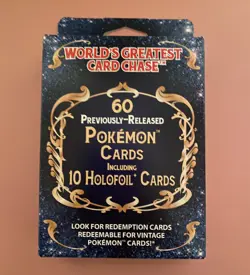 POKEMON - WORLD’S GREATEST CARD CHASE HANGER BOX 60 CARDS - 10 HOLOFOIL CARDS!! - Image 1