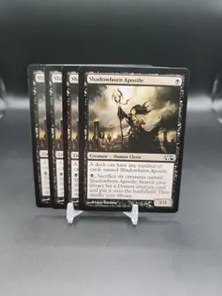SHADOWBORN APOSTLE X4 2014 Core Set M14 Magic MTG MINT CARD - Image 1