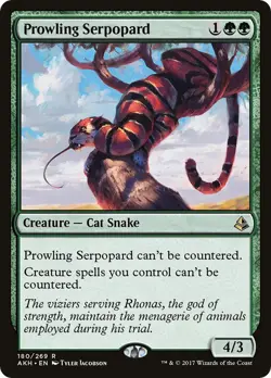 MTG Prowling Serpopard - 180 / English / Lightly Played - Image 1