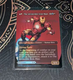 M.T.G. Marvel Super Heroes Tony Stark Borderless Foil Near Mint - Image 2