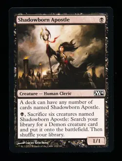 * * 1x Shadowborn Apostle x1 * * M14 MTG NM Near Mint - Image 1