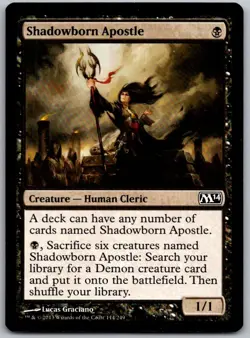 Shadowborn Apostle 114 Common Magic 2014 (M14) Magic: The Gathering Near Mint - Image 1