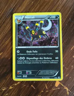 Pokemon 2x "Noctali" 9/12 *Holo* McDonald's 2013 - French - Played + LP/PL - Image 1